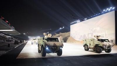 NIMR vehicles on display at the UAE’s National Day parade in Abu Dhabi. Hamad Al Kaabi / Crown Prince Court – Abu Dhabi