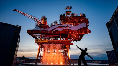 The 'See Monster' art installation as part of Unboxed: Creativity in the UK, will welcome the public on board for the first time. All Photos: PA