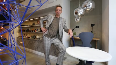 British furniture designer Tom Dixon at his store in Hollywood Road, Hong Kong. Getty Images