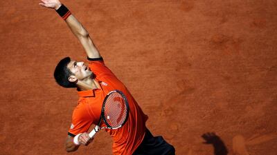 Novak Djokovic of Serbia in action against Stan Wawrinka of Switzerland during the men’s final match for the French Open tennis tournament at Roland Garros in Paris, France, 07 June 2015. EPA/ETIENNE LAURENT