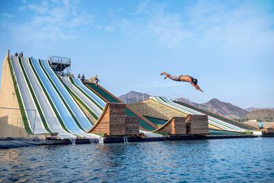 Hatta Drop-In, a water jump park, with a crazy jump, crazy slide, drop-in donuts and drop-in tracks remains open this Ramadan