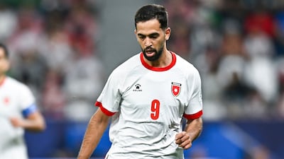 Ali Olwan of Jordan during the FIFA Arab Cup quarter-final against Iraq in Qatar. AFP