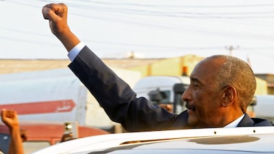 Army chief Gen Abdel Fattah Al Burhan's forces are accused of engaging 'in actions or policies that threaten the peace, security, or stability of Sudan'. AFP