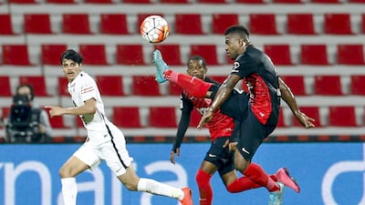 Al Ahli's Walid Abbas put the team in front for the second time in the night against Al Jazira after the break and Ahli never dropped steam after that. Al Ittihad