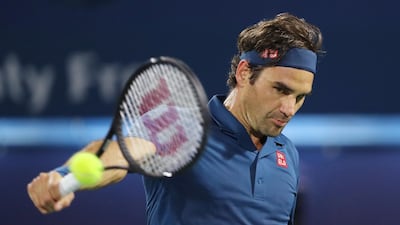 Roger Federer was in total control of his first-round match on Centre Court. Reuters