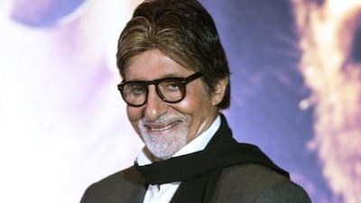 Amitabh Bachchan. Reem Mohammed / The National