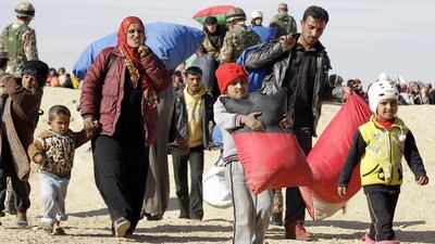 Millions of Syrians have been forced to flee their country since the war began in 2011. AFP