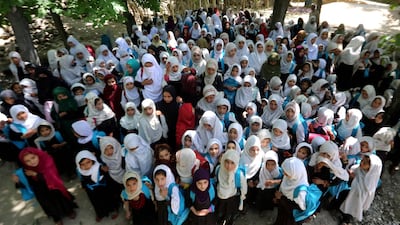 Ms Bayat fears for the current state of the Afghan education system, with women and secondary school-aged girls barred from the classroom, and the Taliban's curriculum focusing heavily on indoctrinating pupils with their extreme version of Islam. AFP