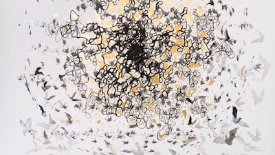 Shahzia Sikander's Night Flight. Courtesy Shahzia Sikander and Sean Kelly Gallery