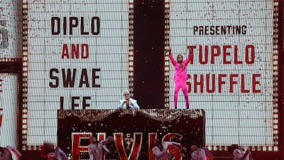 Diplo and Swae Lee perform. Reuters