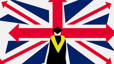 A recession in Britain is expected to stretch into 2024. Illustation: Nick Donaldson / The National