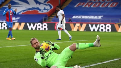 LEICESTER RATINGS: Kasper Schmeichel - 6: Good stop after 10 minutes when Zaha was clean through although Eagles striker eventually flagged offside. Will not be happy to be beaten at near post by Zaha, although was tasty finish. Very little to do as Palace had one shot on target all game. Reuters