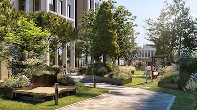 The Oria Podium Garden entrance