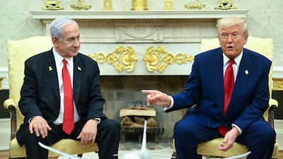 US President Donald Trump and Israeli Prime Minister Benjamin Netanyahu are both bracing for a public verdict on the Iran war. AFP