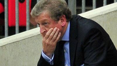 Roy Hodgson considers England's performance against Belgium.