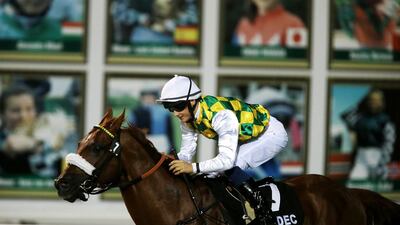 Jockey Harry Bentley has been reunited with Thakif. Christopher Pike / The National