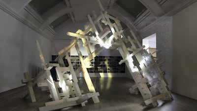 Raqs Media Collective’s ‘Unstill Life with Cerussite and Peppered Moth'. Courtesy Raqs Media Collective