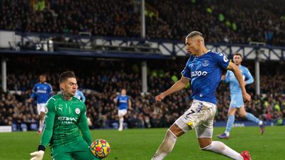 MAN CITY RATINGS: Ederson 6 - Saved well from Richarlison’s effort in the first half but didn’t really have much to deal with after the break as City pinned Everton deep into their box. Reuters