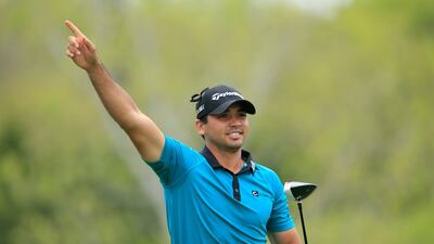 Jason Day of Australia reacts during the WGC Match Play Championship opening round on Thursday. David Cannon / Getty Images / AFP / March 23, 2016