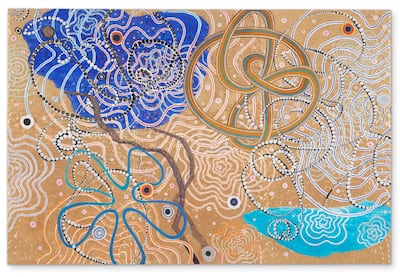 Inka Dinka Doo (2013) by Lebanese artist Nabil Nahas. Photo: Christie's Images
