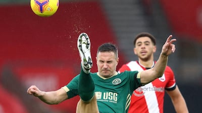 Phil Jagielka - 7: Blades turned to their 38-year-old defender for the first time this season and the veteran showed he has lost none of his timing with vital challenge to take ball off toes of Ings in first 20 minutes. His deflection wrong-footed Ramsdale for second Saints' goal. Away team’s best player although not much competition. Getty