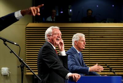 Mr Davis said "some concrete progress" had been made while urging "flexibility and imagination" from both sides. Francois Lenoir/ Reuters