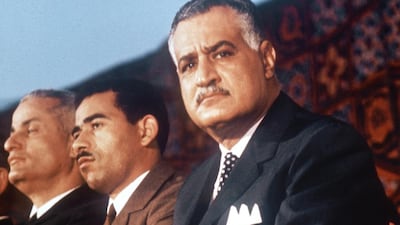 Egyptian president Gamal Abdel Nasser became an icon to Egyptians and people across the Middle East because of his speeches on radio. AFP PHOTO / INP / STAFF