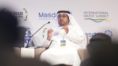 Mohammed Bin Jarsh, managing director, Abu Dhabi Water and Electricity Company (ADWEC). Mona Al Marzooqi / The National