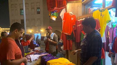 Football lovers have flocked to the market for a taste of tradition and to snap up shirts and souvenirs.