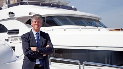 Erwin Bamps, Gulf Craft chief executive. David Dunn for The National