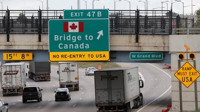 Trade between America and Canada has been at the heart of recent disputes between the countries. REUTERS/Rebecca Cook