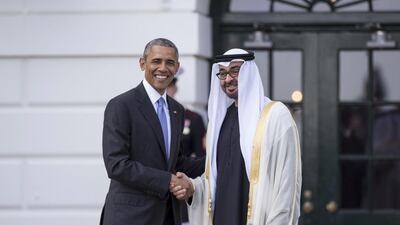 Sheikh Mohammed attended a dinner banquet at the White House hosted by US President Barack Obama to mark the Camp David summit with Gulf leaders. Wam