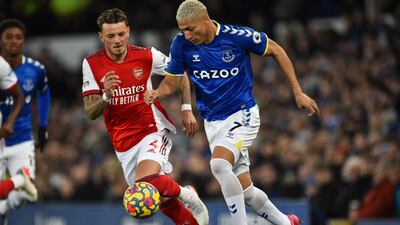 Ben White: 5 - The defender was fine on the ball, but was occasionally bullied defensively when Richarlison backed into him. PA