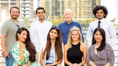 The cast of 'Just Like That' with director Priyanka Johri (seated second from left). Sikendar Hemani / Drama Galleries