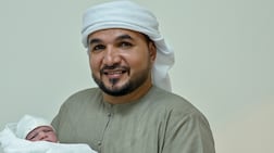 Baby Hamdan was born at Burjeel Hospital in Abu Dhabi