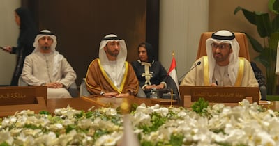 Dr Sultan Al Jaber, Minister of Industry and Advanced Technology, headed the UAE delegation participating in the meetings in Bahrain. Photo: Ministry of Industry and Advanced Technology