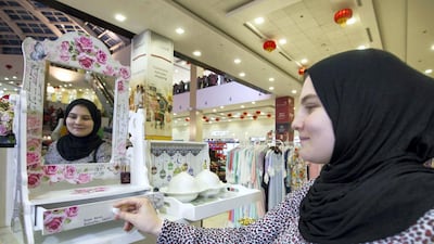 Gift items perfect for Eid Al Fitr giving are easy to find. Leslie Pableo for The National