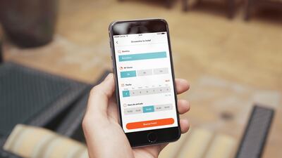 The Byhours app on an iPhone. Byhours.com