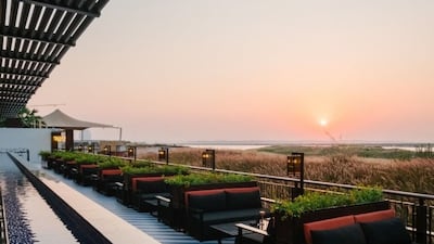 Filini Garden at Radisson Blu Hotel, Abu Dhabi Yas Island. Photo: Filinin Garden