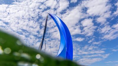 Yacht Paprec Recyclage of France races in the 52 Super Series regatta in Cape Town, South Africa. EPA