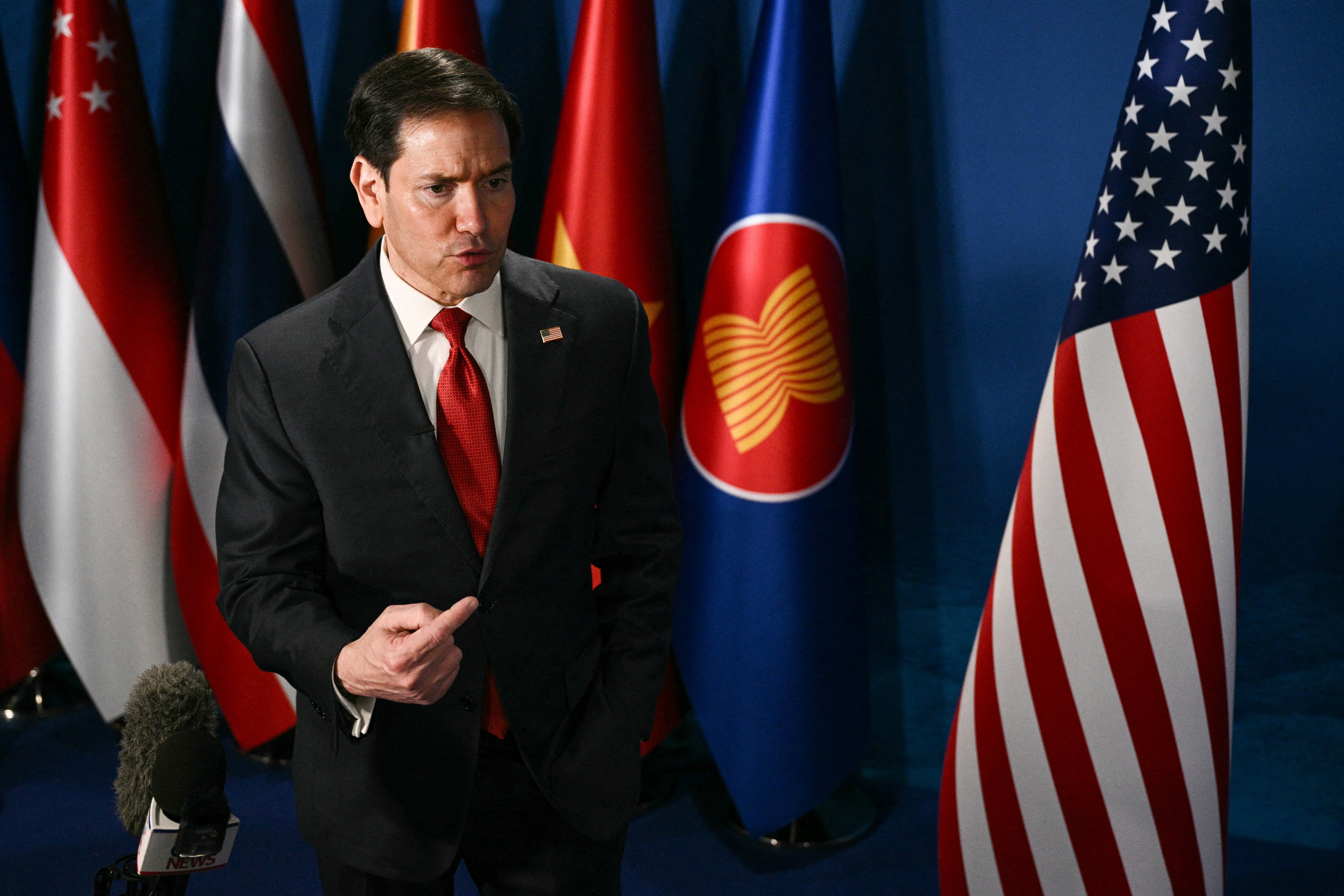 Image linked from the original feed: Rubio says Iran 'paying the price' but not ready for deal