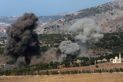 Israel regularly bombs the south of Lebanon despite last year's ceasefire. EPA