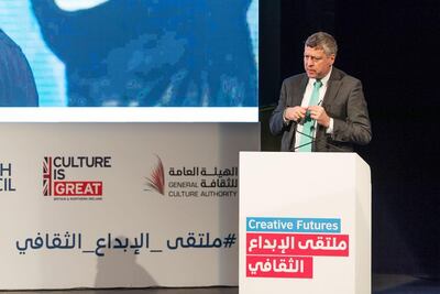 The British Council’s Ciaran Devane says the opportunity for job creation in the Gulf’s creative sector is uniquely strong. Courtesy British Council