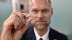 Emil Kongshoj Larsen, executive vice president of Novo Nordisk’s international operations Emil Kongshoj Larsen, executive vice president for Novo Nordisk’s international operations, says using the new daily weight-loss drug may be easy but could leave patients vulnerable to abuse. Chris Whiteoak / The National