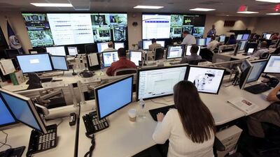 The US national cyber security centre in Arlington, Virginia, was one of the first such centres in 2010. Now many other countries are building cyber security programmes, including the UAE. Scott Applewhite / AP Photo