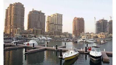 The Pearl, which will eventually include 18,000 homes covering 400 hectares on man-made islands, is one of several significant developments under construction in Qatar.