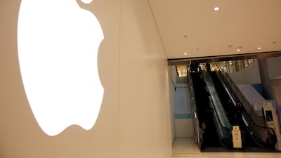 An Apple store in Beijing. The Greater China market has contributed more than 18 per cent in Apple’s overall revenues in the past four quarters. EPA