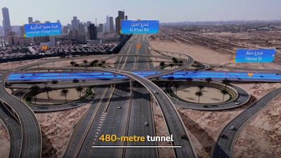 A 480-metre tunnel is one of the key projects of the major road revamp