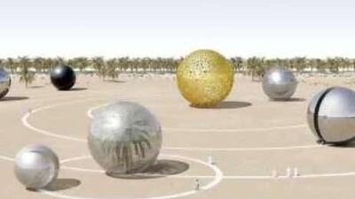 Fifty-one designs by artists from 40 countries have been chosen as the finalists in the competition. Their visions, such as the one above, could eventually be built in Abu Dhabi and Dubai.