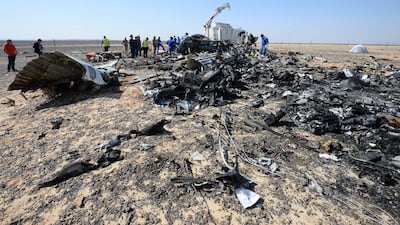 ISIL affiliates claimed to have caused the St Petersburg-bound plane to crash in Egypt's Sinai Peninsula, calling it retaliation for Russian airstrikes in Syria. AP Photo